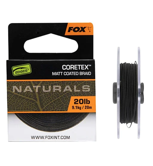 Поводочный материал Fox Edges Naturals Coretex 20m 9.1kg/20lb