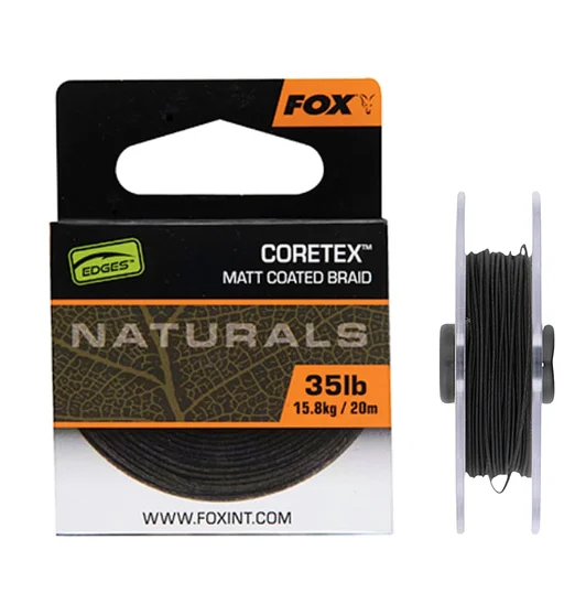 Поводочный материал Fox Edges Naturals Coretex 20m 15.8kg/35lb