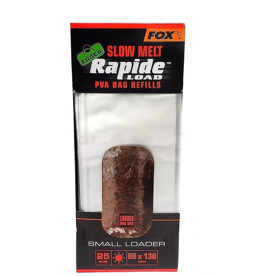 ПВА пакеты Fox Edges Slow Melt  PVA Bags 60x130mm 25pcs