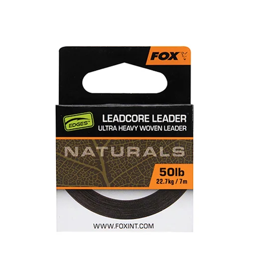 Лідкор Fox EDGES Naturals Leadcore 7m 22.7kg/50lb