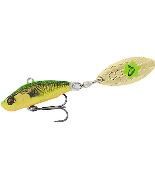 Тейл-спінер Savage Gear 3D Sticklebait Tailspin 65mm 9g #Firetiger