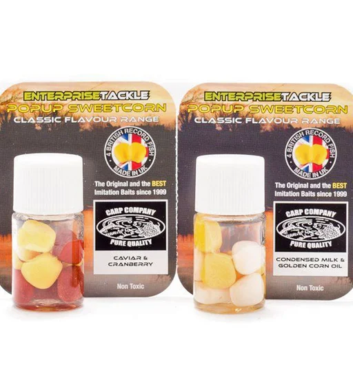 Искусственная кукуруза Enterprise Tackle Pop-Up Carp Company Caviar & Cranberry 8pc