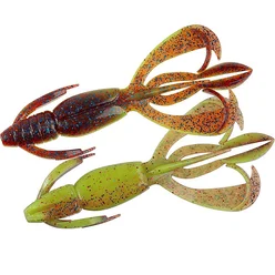 Силікон Keitech Crazy Flapper 2.4" ea#15 Grape Chart Red flk