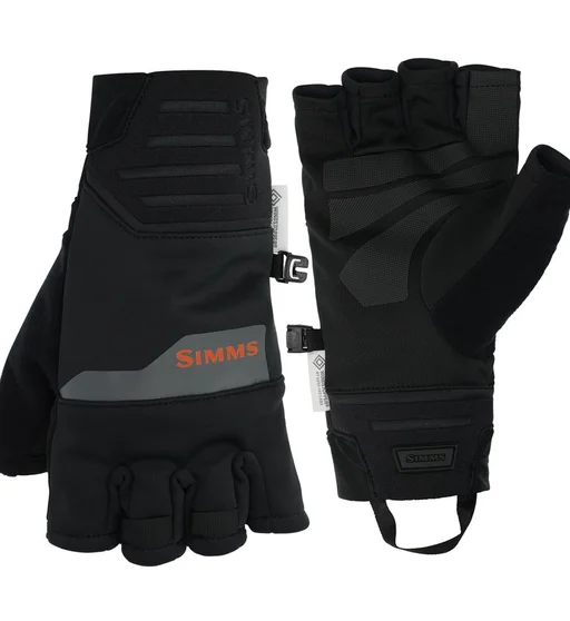 Перчатки Simms Windstopper Half Finger Glove Black XS