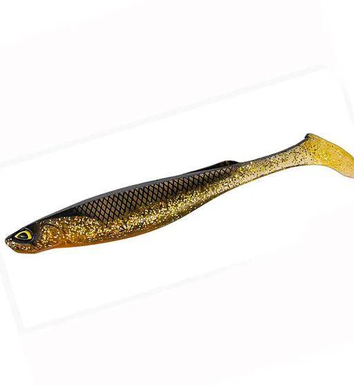Силікон FishUp RAM Shad 9" 1pc #358 Golden Shiner
