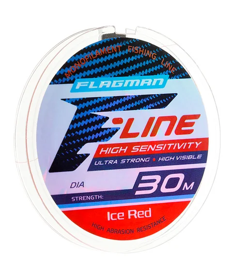 Жилка F-Line Ice Red 30m 0.14mm