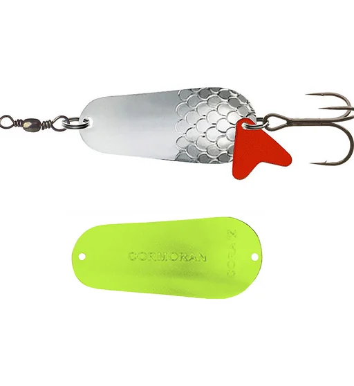 Блешня Cormoran CORA-Z 67mm 30g #Silver/Chartreuse