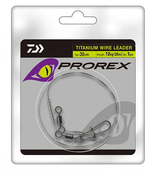 Повідець Daiwa Prorex Titanium Wire Leader 30cm 12kg