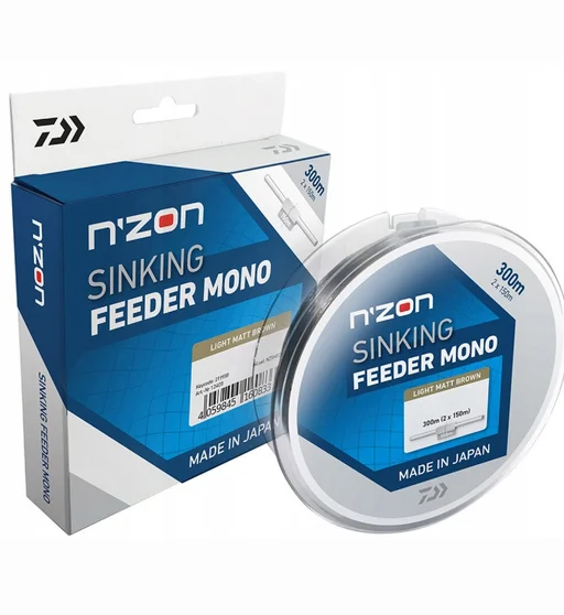 Жилка Daiwa N'Zon Sinking Feeder Mono Brown 300m 6.39kg 0.30mm