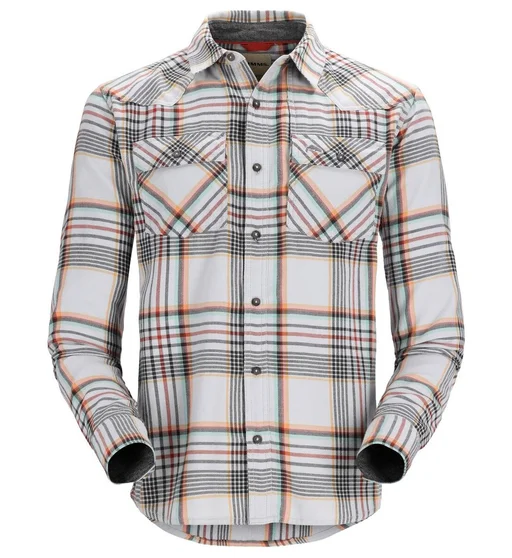 Сорочка Simms Santee Flannel Sterling/Clay/Carbon Neo Plaid XL