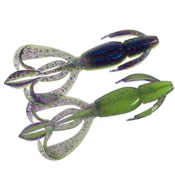 Силікон Keitech Crazy Flapper 2.4" pal#06 Violet Lime Belly