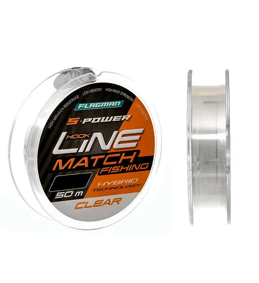 Жилка S-Power Hook Line New Clear 50m 0.20mm