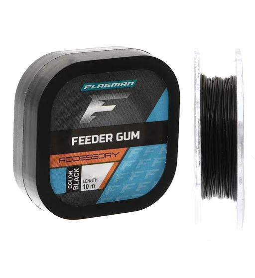 Амортизатор Feeder Gum Black 0.6mm 10m