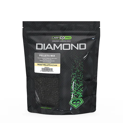 Пелетс Carp Pro Diamond Trout Pellets Mix 4.5mm 1000g