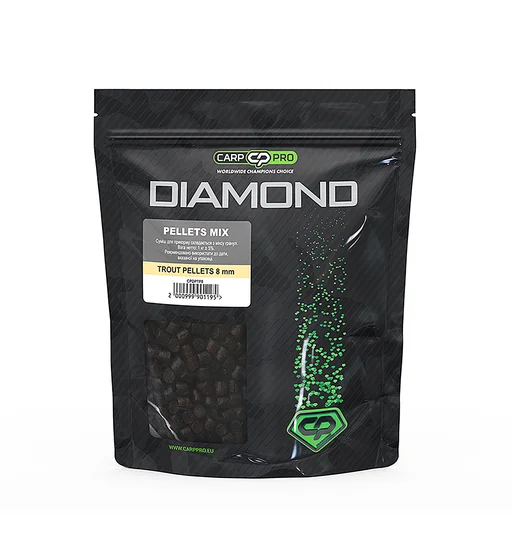 Пелетс Carp Pro Diamond Trout Pellets Mix 8mm 1000g