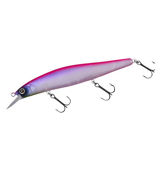 Воблер Daiwa Steez Minnow 110SP-SR 110mm 14.4g #Matt Pink Purple