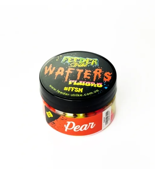 Бойлы Feeder Strike Wafters Fluoro 6x8mm Pear