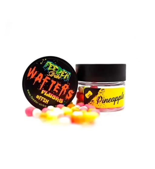 Бойлы Feeder Strike Wafters Fluoro 6x8mm Pineapple