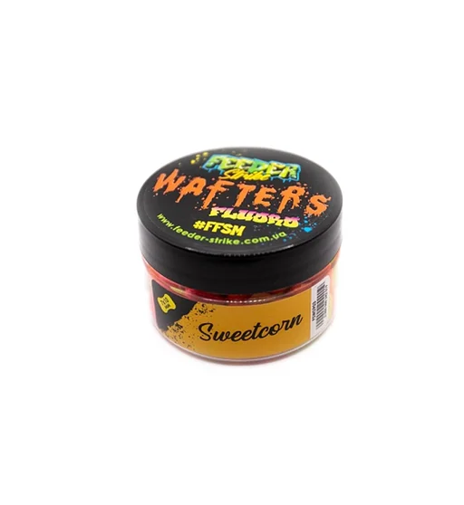 Бойлы Feeder Strike Wafters Fluoro 7x10mm Sweetcorn