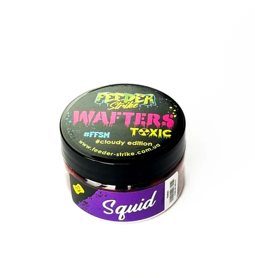 Бойлы Feeder Strike Wafters Toxic 7x10mm Squid