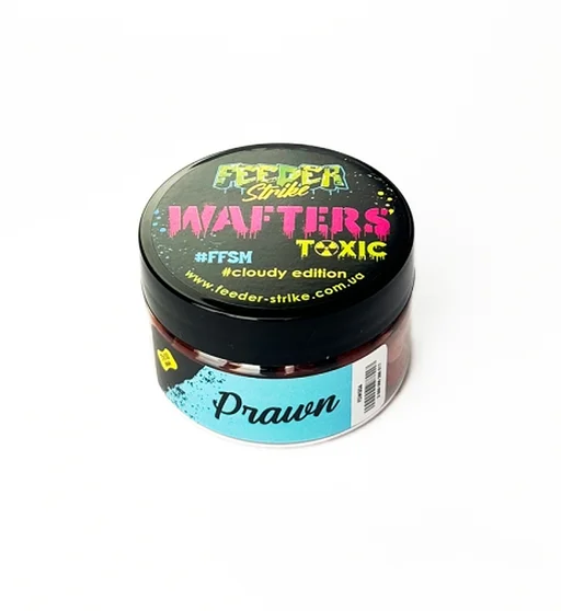 Бойлы Feeder Strike Wafters Toxic 7x10mm Prawn