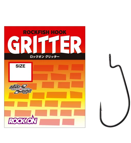 Гачок офсетний Varivas Rock-On Gritter #2/0 6pcs