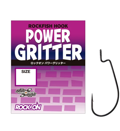 Гачок офсетний Varivas Rock-On Power Gritter #2/0 6pcs