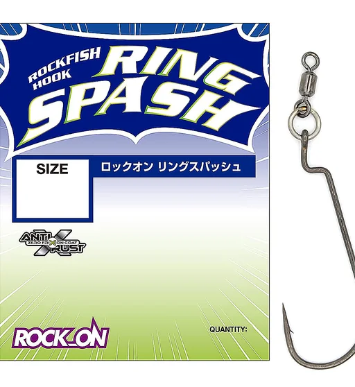 Гачок офсетний Varivas Rock-On Ring Spash #3/0 4pcs