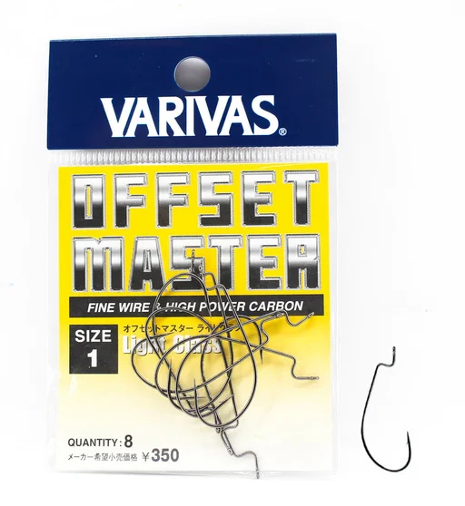 Гачок офсетний Varivas Offset Master Light Class #1 8pcs