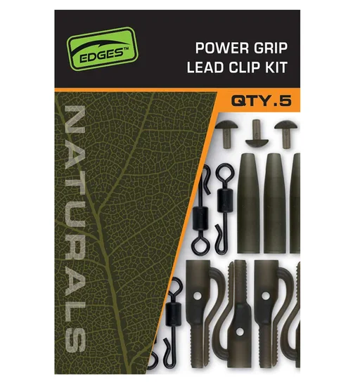 Набір безпечних кліпс з посиленим конусом Fox Naturals Power Grip Lead Clip Kits