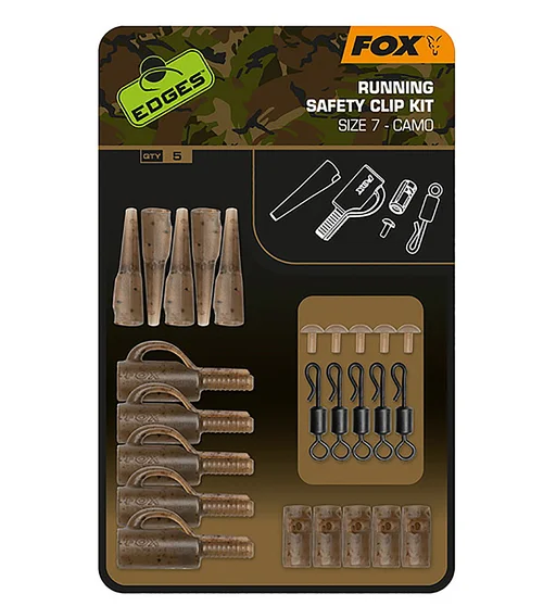 Клипса Fox Edges Camo Running Safety Clip Kіt