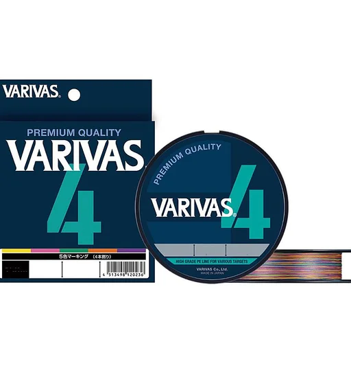 Шнур Varivas PE Line X4 Multicolor 300m 19.47kg 0.285mm #3.0