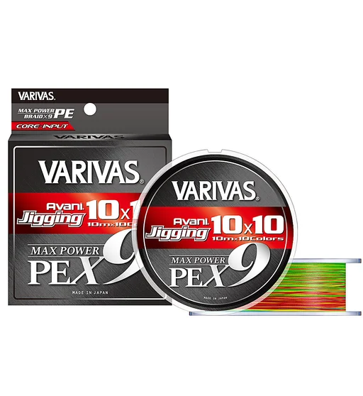 Шнур Varivas Avani Jigging Max Power X9 10*10 Multicolor 200m 10.3kg 0.165mm #1.0