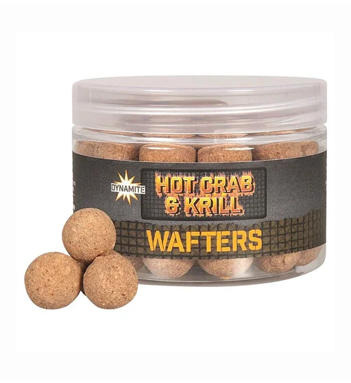 Бойли Dynamite Baits Wafters Hot Crab & Krill 15mm