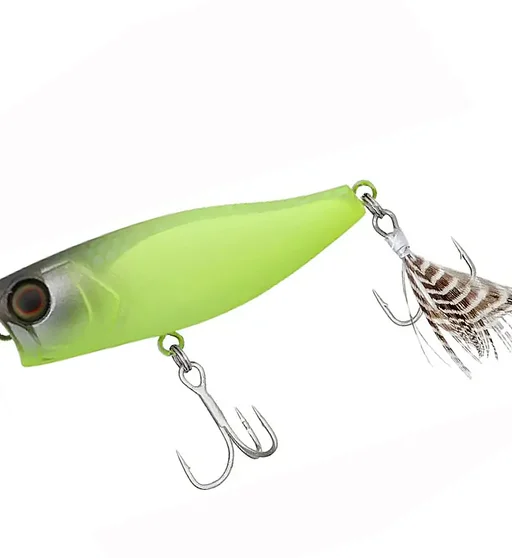 Воблер Jackall Chubby Popper 42F 42mm 3.3g #Mat Lemon