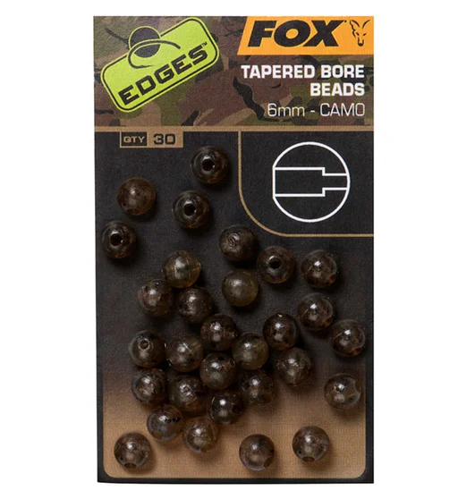 Намистини Fox Edges Camo Tapered Bore Beads 6mm 30pcs