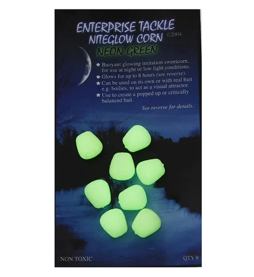 Штучна кукурудза Enterprise Tackle Large Niteglow Corn Neon Green
