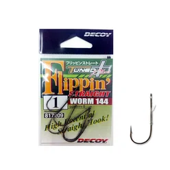 Крючок Decoy Worm 144 Flippin Straight #1 5pcs