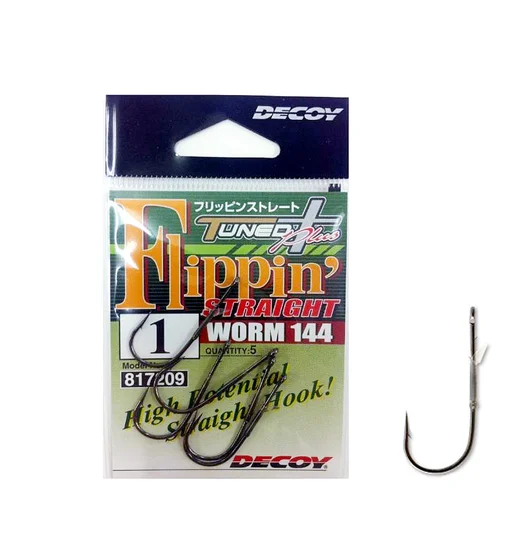 Гачок Decoy Worm 144 Flippin Straight #1 5pcs