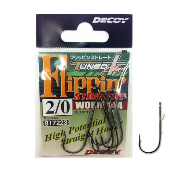 Крючок Decoy Worm 144 Flippin Straight #2/0 5pcs