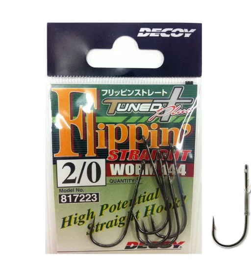 Крючок Decoy Worm 144 Flippin Straight #2/0 5pcs