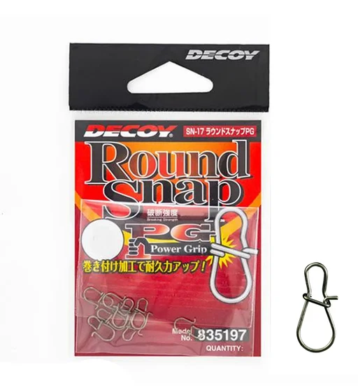 Застібка Decoy Round Snap PG 30lb #1 8pcs