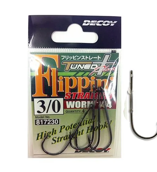 Гачок Decoy Worm 144 Flippin Straight #3/0 4pcs