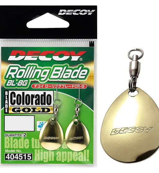 Пелюстка Decoy BL-8 Rolling Blade CR Gold #01 2pcs