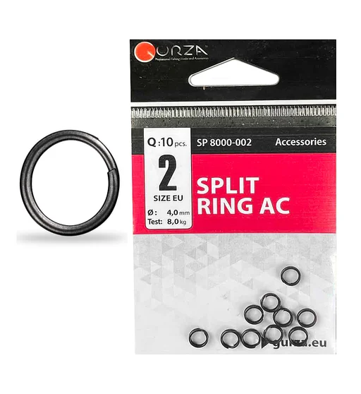 Кільце заводне Gurza Split Ring AC #2 10pc