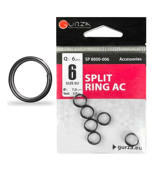 Кільце заводне Gurza Split Ring AC #6 6pc