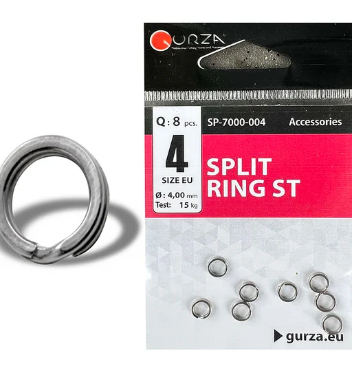 Кільце заводне Gurza Split Ring ST #4 8pc