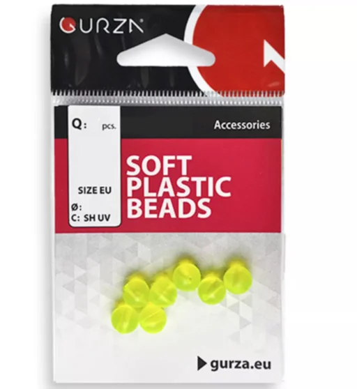 Намистини Gurza Soft Plastic Beads Round Flou Chart #3 Ø3mm 10pc