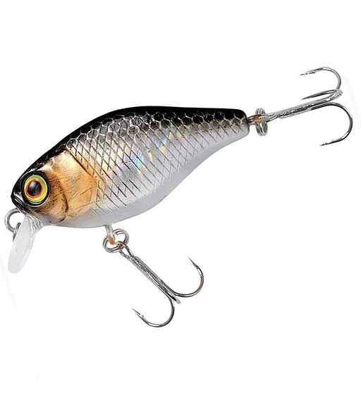 Воблер Jackall Chubby 41F 41mm 5.5g  #HL Silver & Black