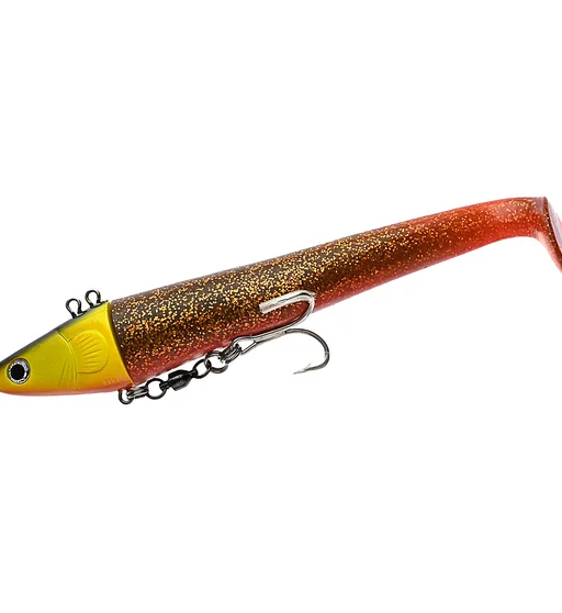 Джигголівка з силіконом Eel Shad 220mm 500g 4/0 #5